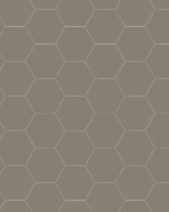 Klinker - Hexagon 10 x 10 cm grå