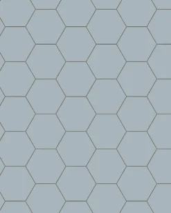 Klinker - Hexagon 10 x 10 cm gråblå