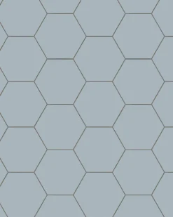 Klinker - Hexagon 15 x 15 cm gråblå