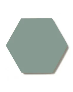 Klinker - Hexagon 15 x 15 cm grön
