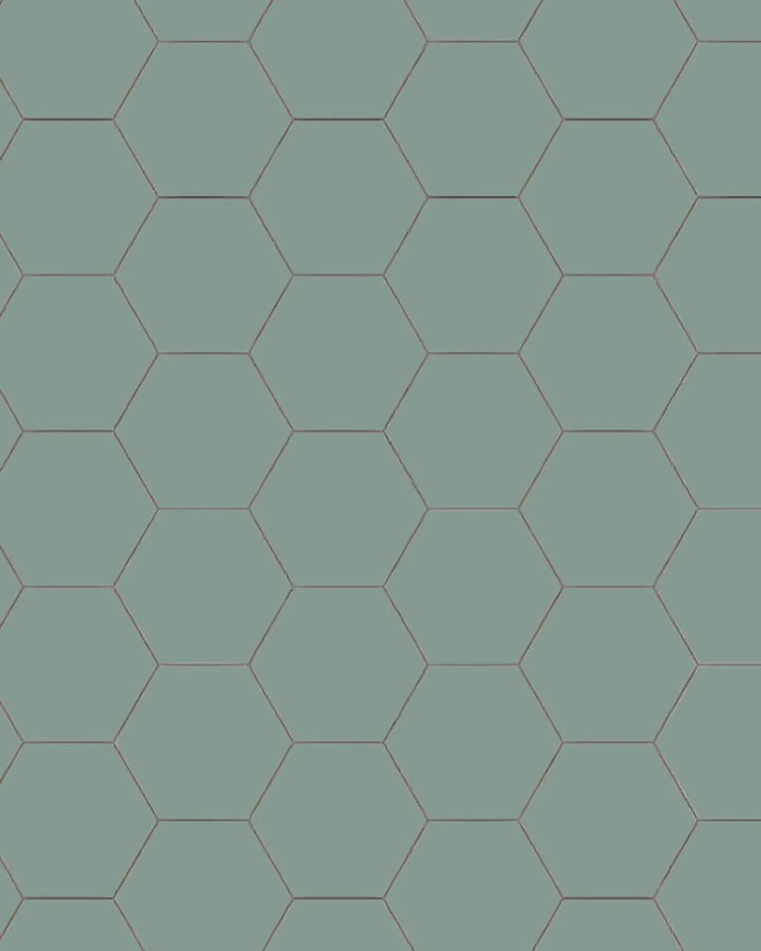 Klinker - Hexagon 10 x 10 cm grön
