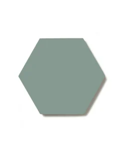 Klinker - Hexagon 10 x 10 cm grön