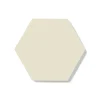 Klinker - Hexagon 10 x 10 cm gulvit
