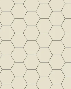 Klinker - Hexagon 10 x 10 cm gulvit