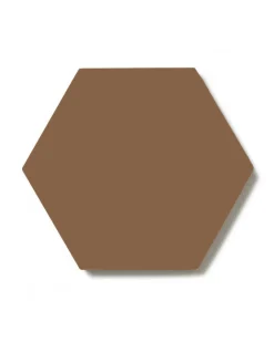 Klinker - Hexagon 15 x 15 cm havana