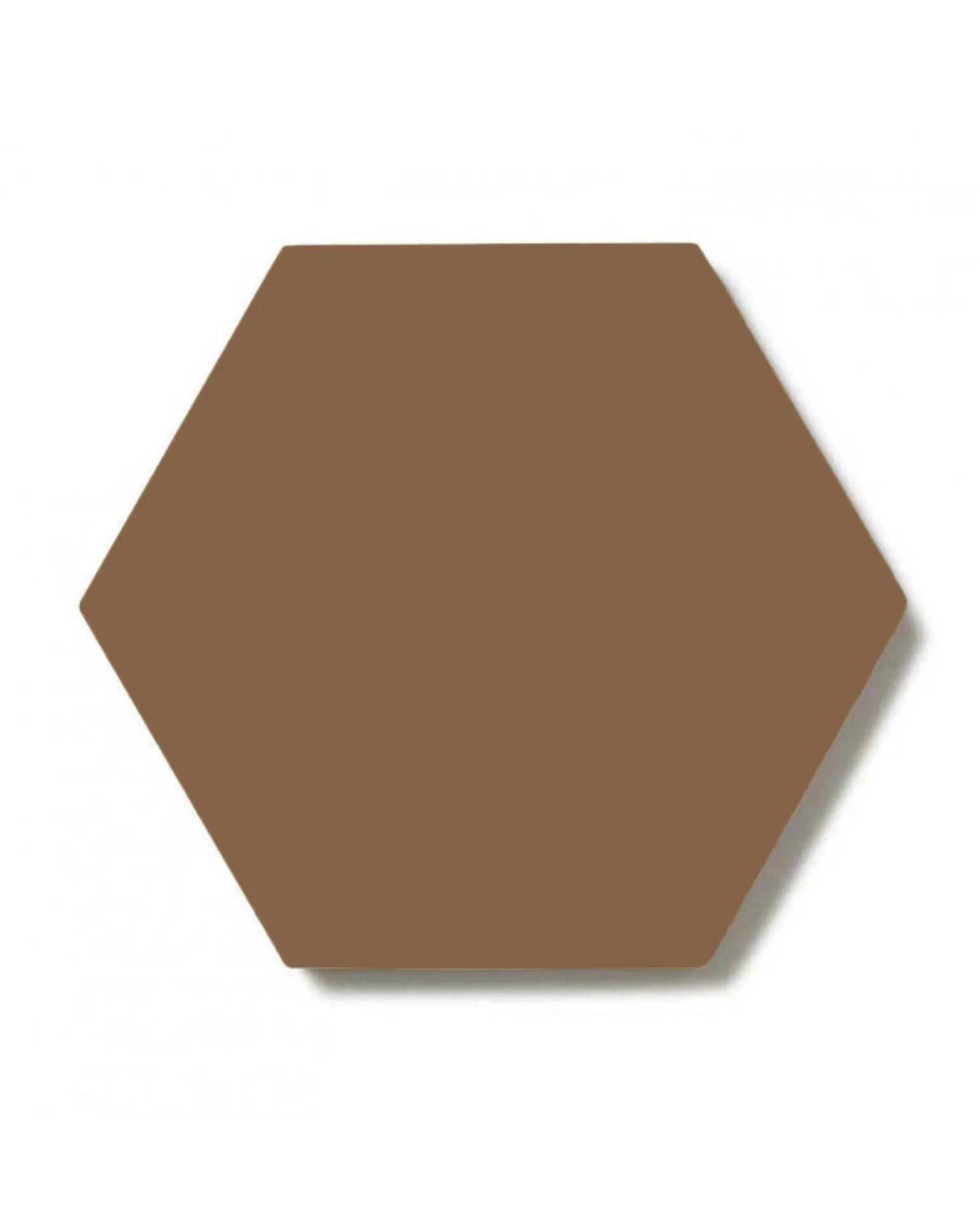 Klinker - Hexagon 15 x 15 cm havana