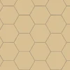 Klinker - Hexagon 15 x 15 cm honung