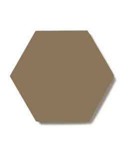 Klinker - Hexagon 15 x 15 cm kaffebrun