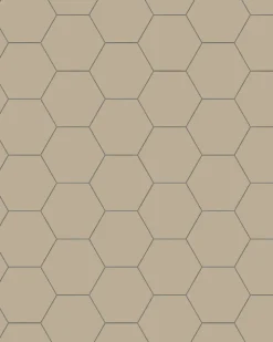 Klinker - Hexagon 10 x 10 cm linne