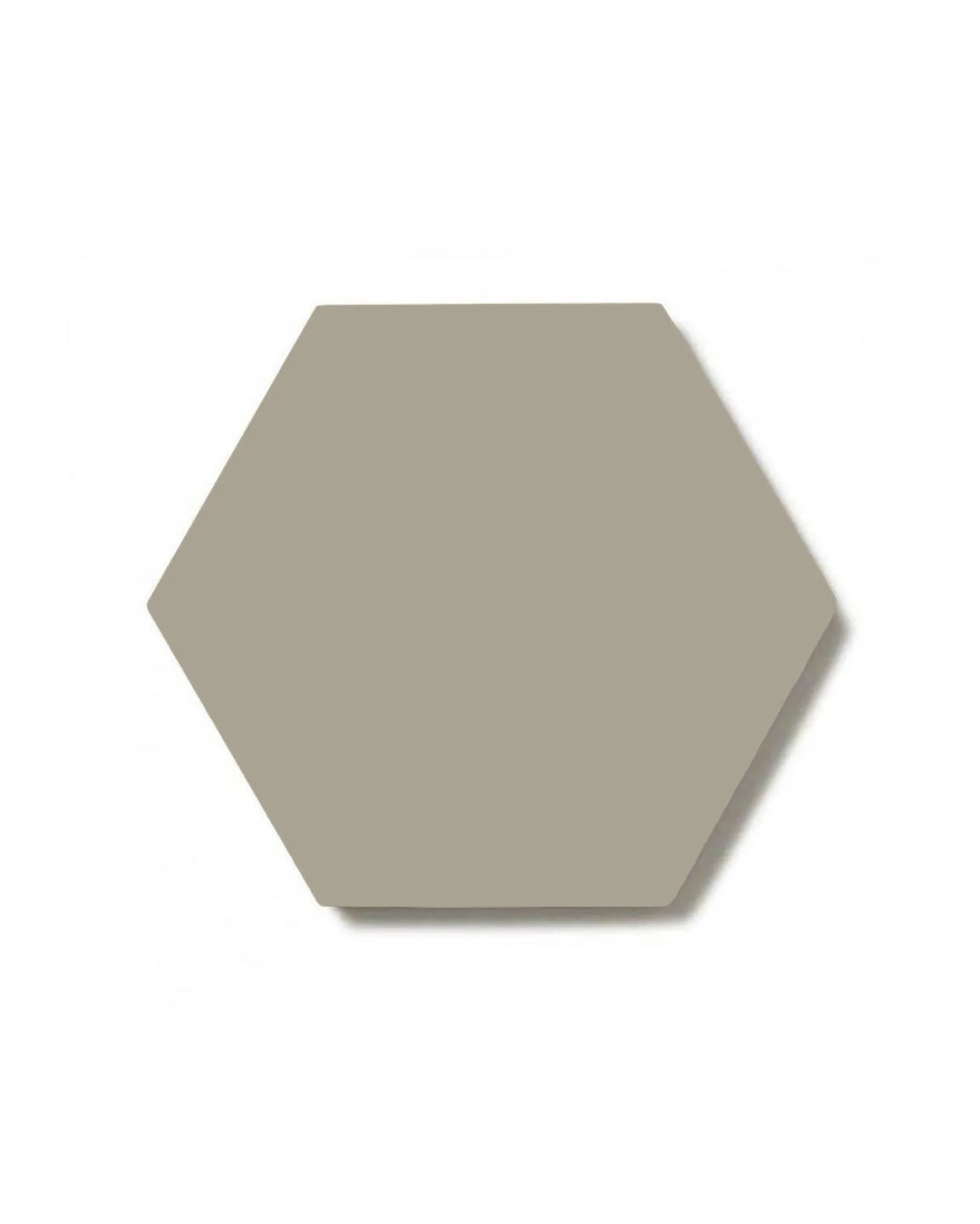 Klinker - Hexagon 10 x 10 cm ljusgrå