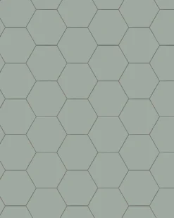 Klinker - Hexagon 10 x 10 cm ljusgrön