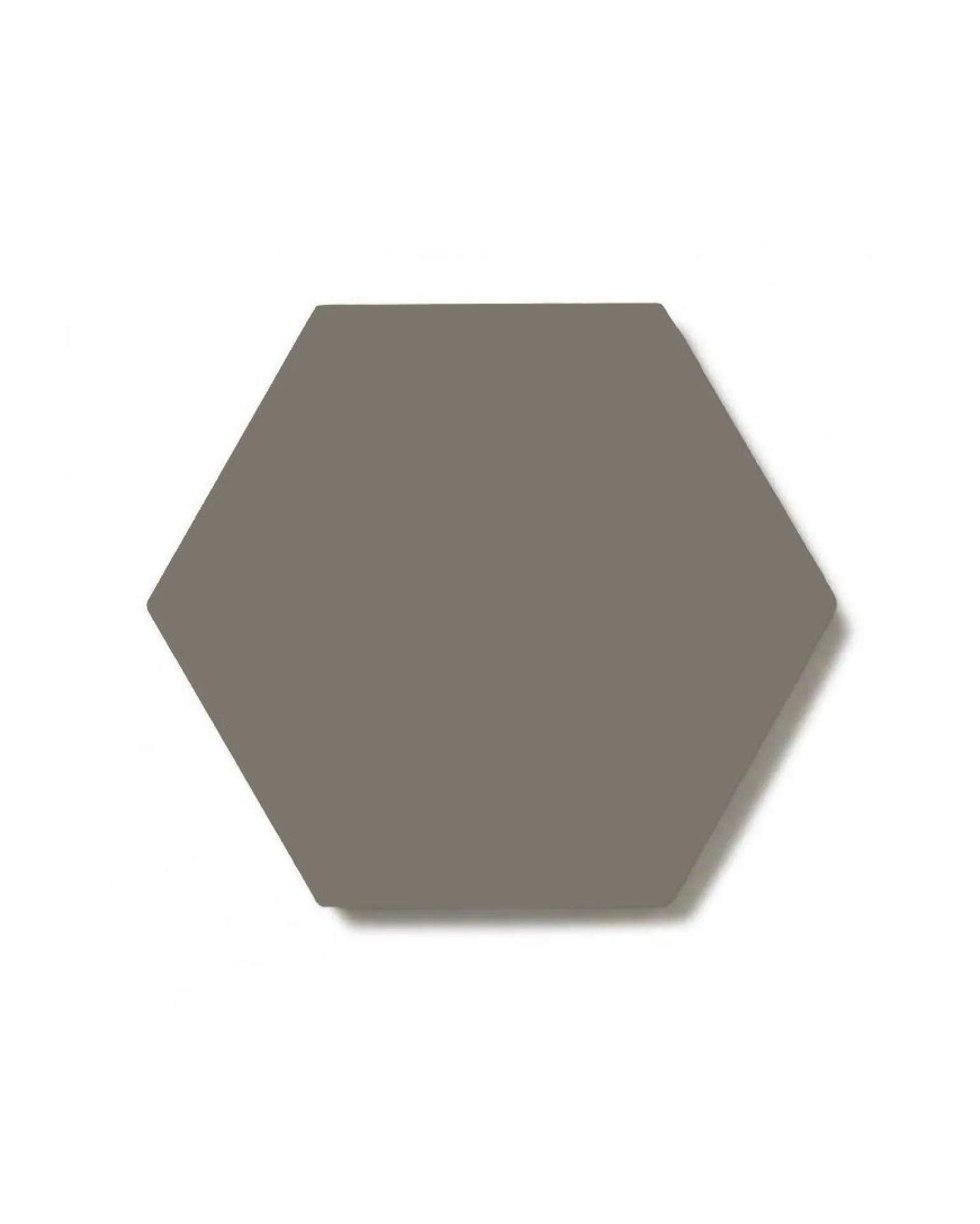 Klinker - Hexagon 10 x 10 cm mörkgrå