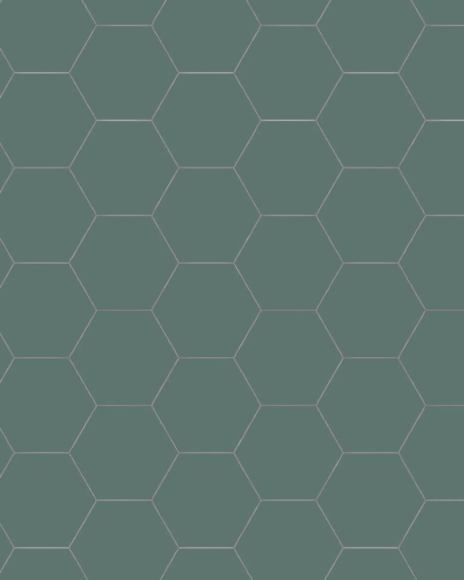 Klinker - Hexagon 10 x 10 cm mörkgrön
