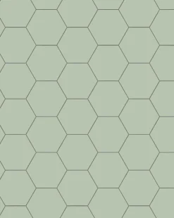 Klinker - Hexagon 10 x 10 cm pistasch