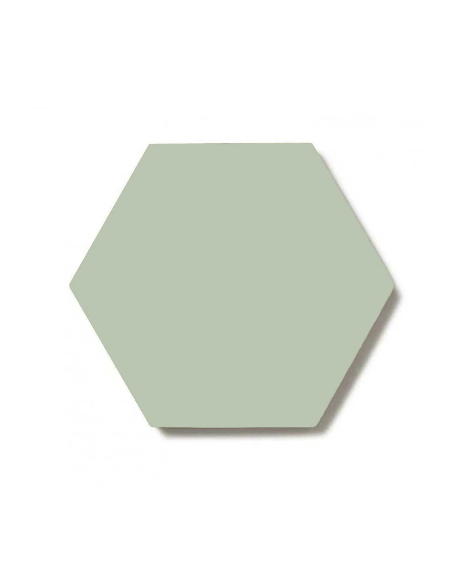 Klinker - Hexagon 10 x 10 cm pistasch