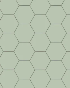 Klinker - Hexagon 15 x 15 cm pistasch