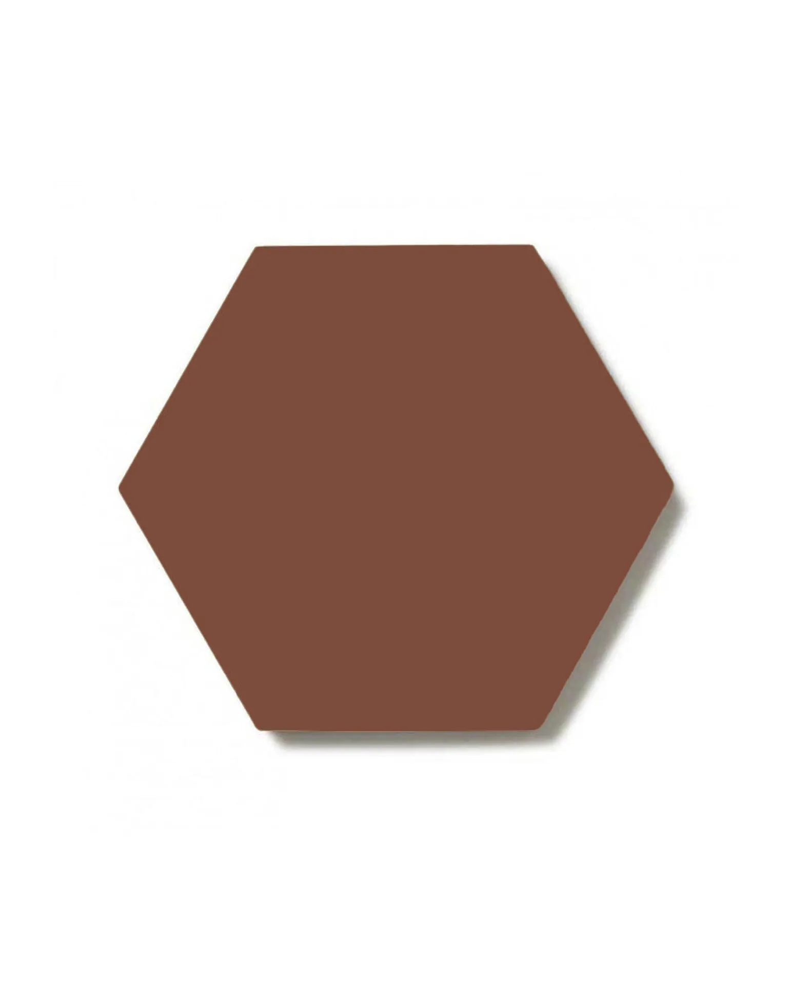 Klinker - Hexagon 10 x 10 cm röd
