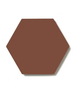 Klinker - Hexagon 15 x 15 cm röd