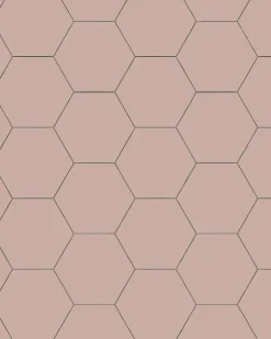 Klinker - Hexagon 15 x 15 cm rosa