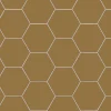 Klinker - Hexagon 15 x 15 cm toffee