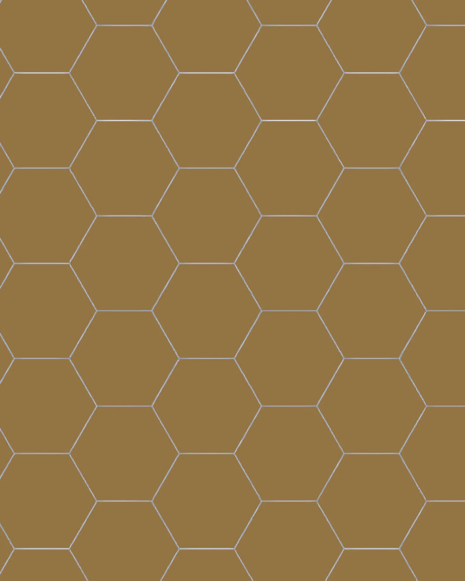 Klinker - Hexagon 10 x 10 cm toffee