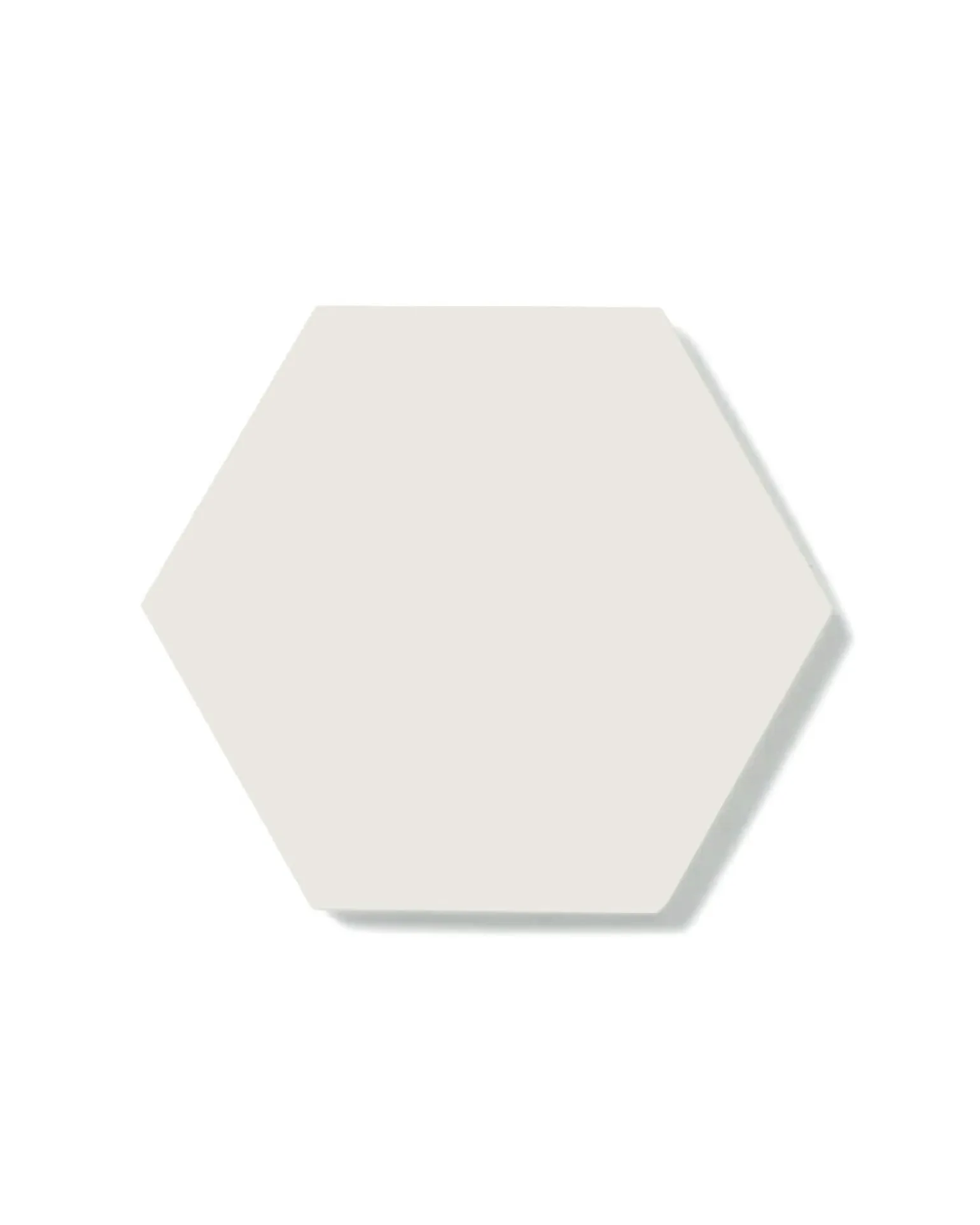 Klinker - Hexagon 10 x 10 cm vit