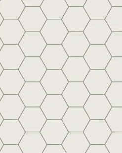 Klinker - Hexagon 10 x 10 cm vit