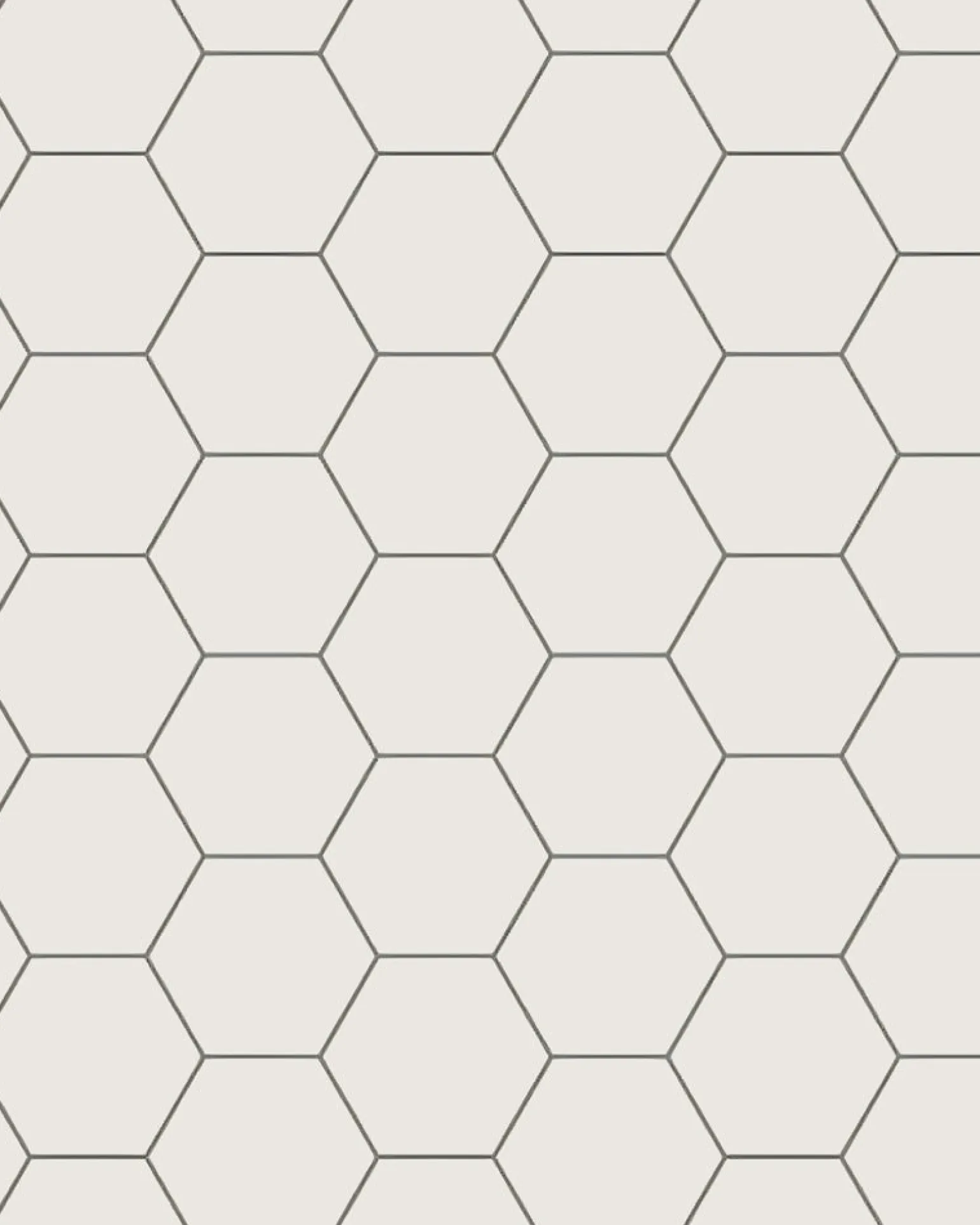Klinker - Hexagon 10 x 10 cm vit