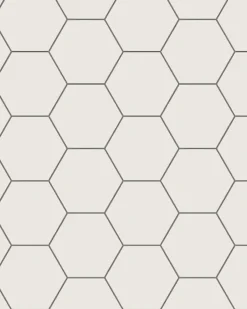 Klinker - Hexagon 15 x 15 cm vit