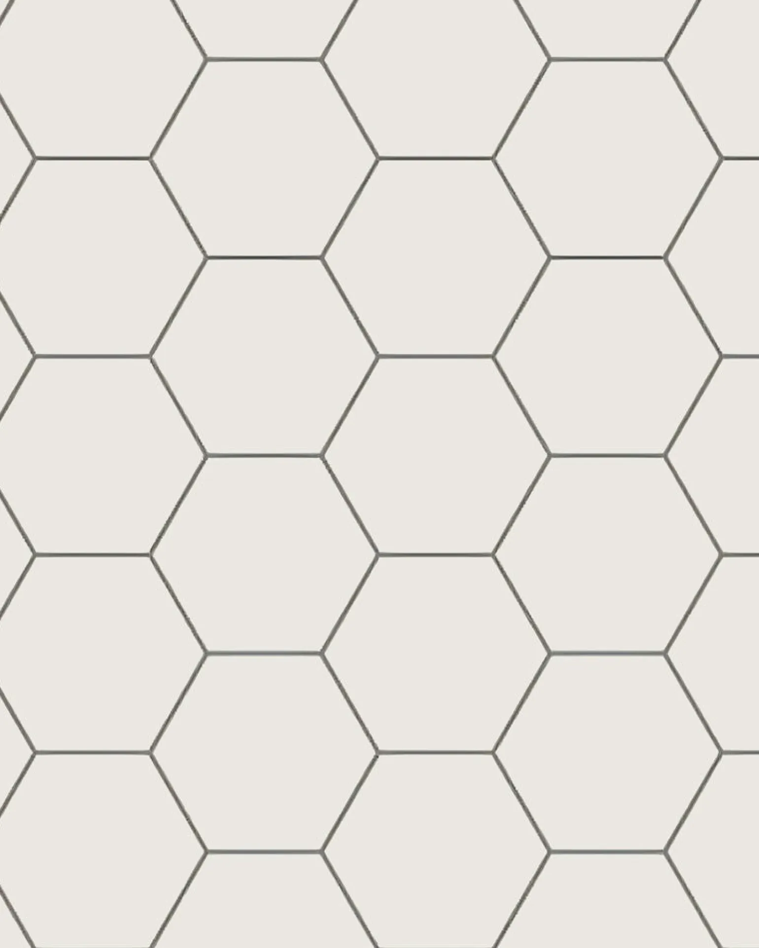 Klinker - Hexagon 15 x 15 cm vit