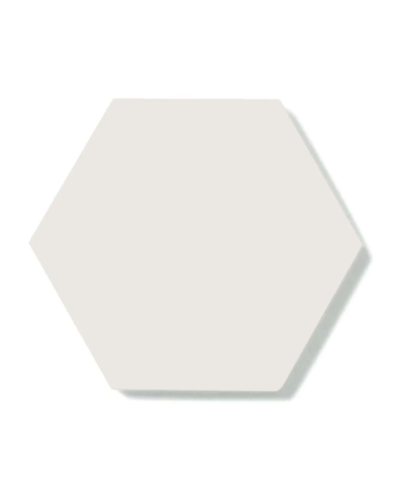 Klinker - Hexagon 15 x 15 cm vit