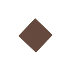 Klinker - Kvadrat 5 x 5 cm chokladbrun