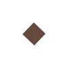Klinker - Kvadrat 3,5 x 3,5 cm chokladbrun