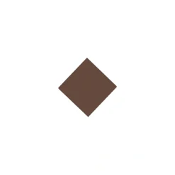 Klinker - Kvadrat 3,5 x 3,5 cm chokladbrun