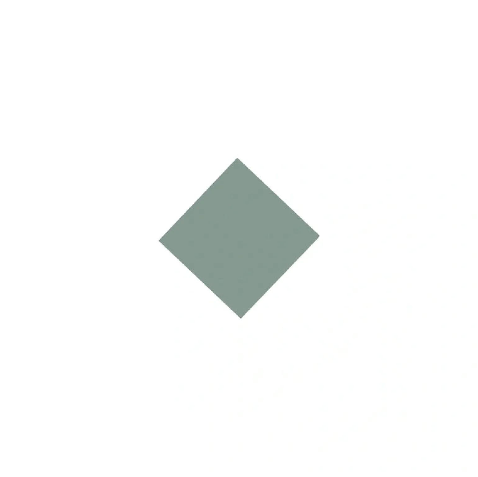 Klinker - Kvadrat 3,5 x 3,5 cm grön