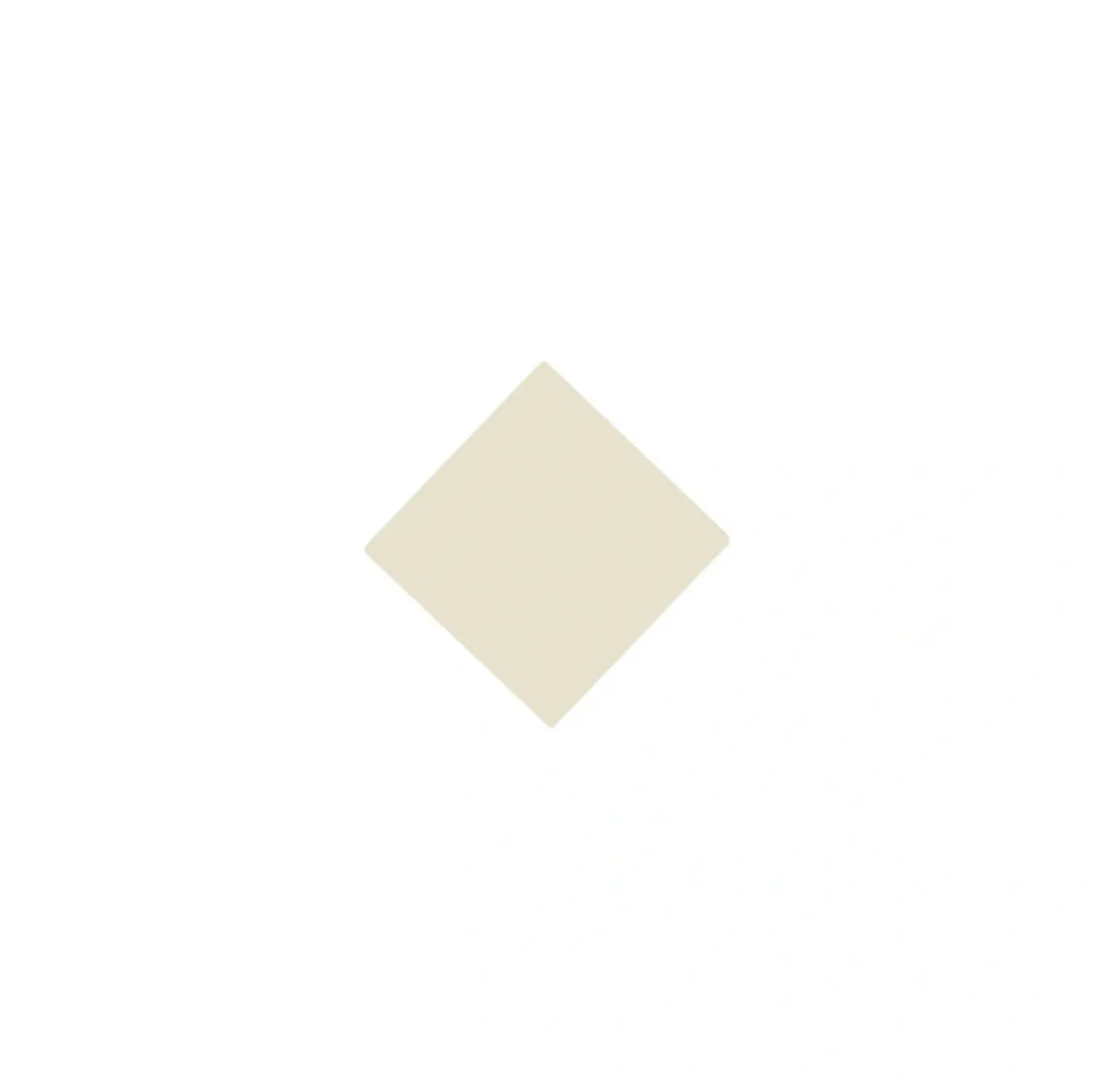 Klinker - Kvadrat 3,5 x 3,5 cm gulvit