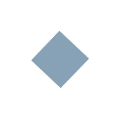 Klinker - Kvadrat 5 x 5 cm ljusblå