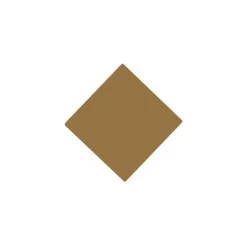 Klinker - Kvadrat 5 x 5 cm toffee
