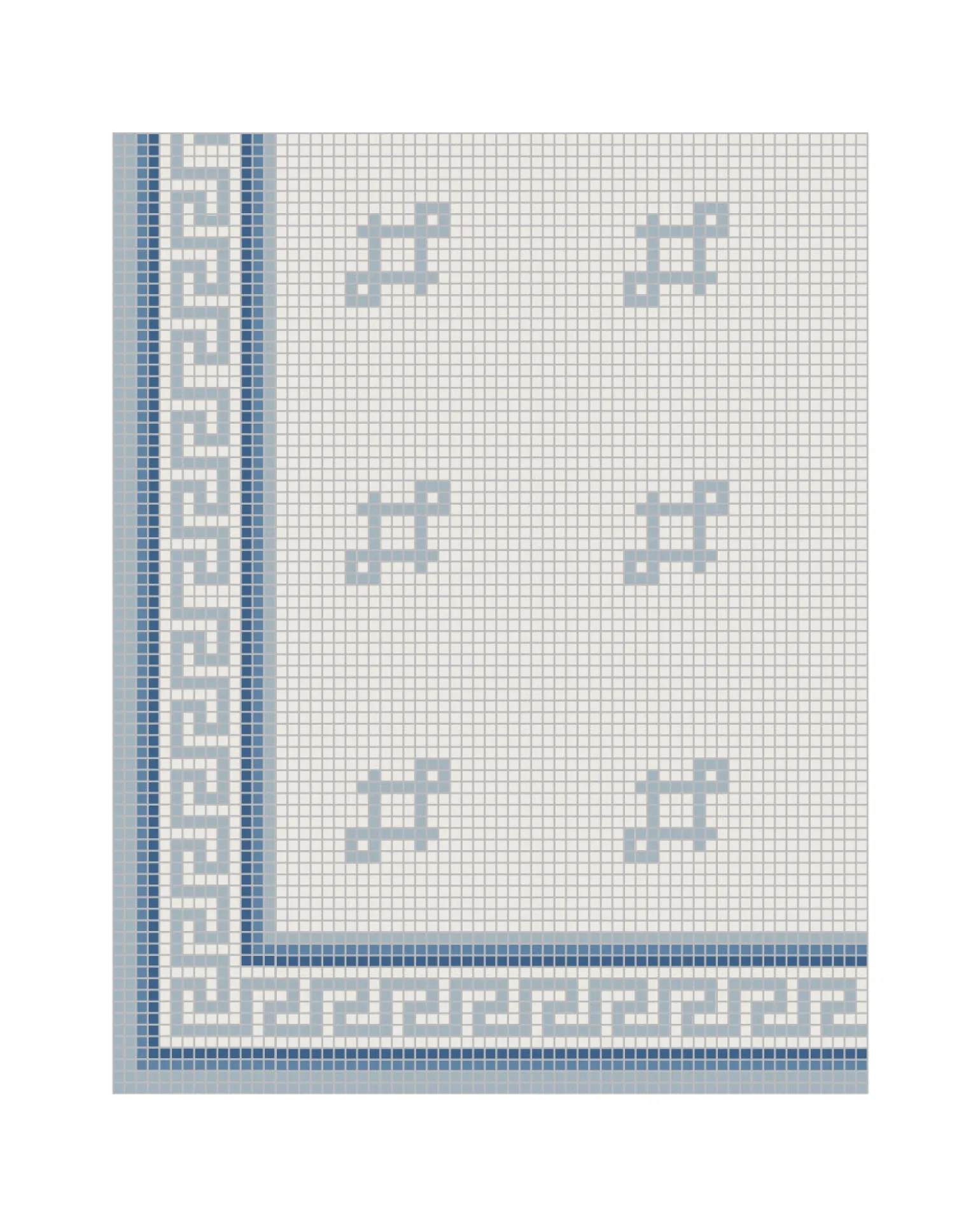 Klinker - Mosaik Regent Blå