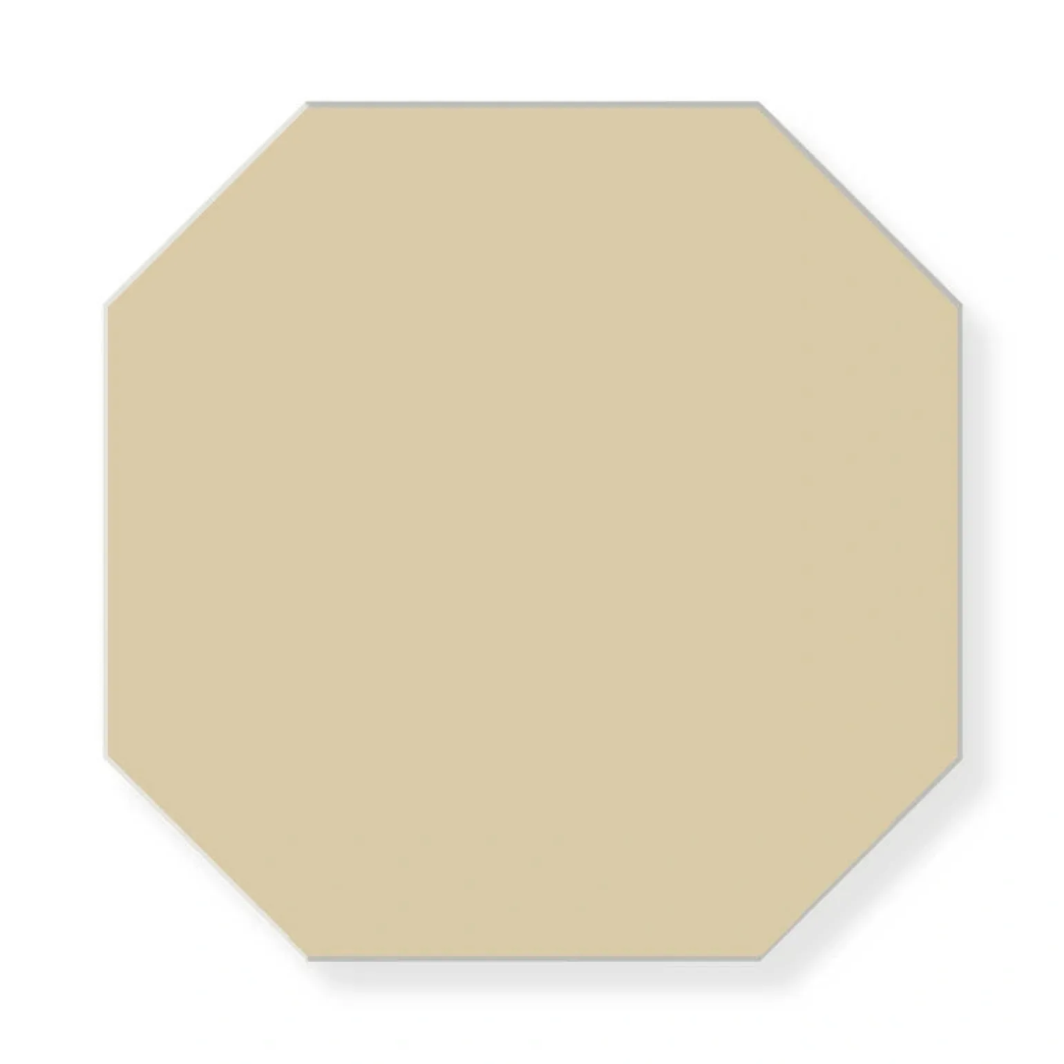 Klinker - Oktagon 15 x 15 cm elfenben