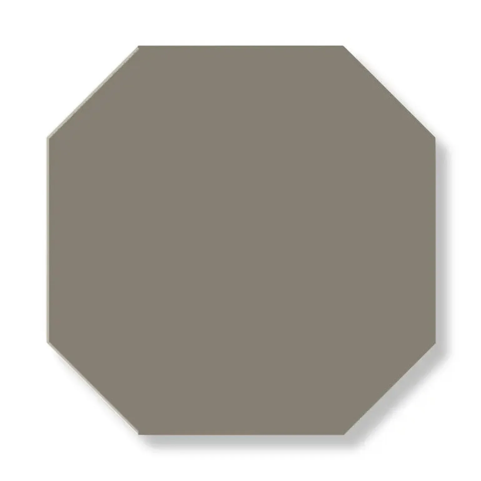 Klinker - Oktagon 15 x 15 cm grå