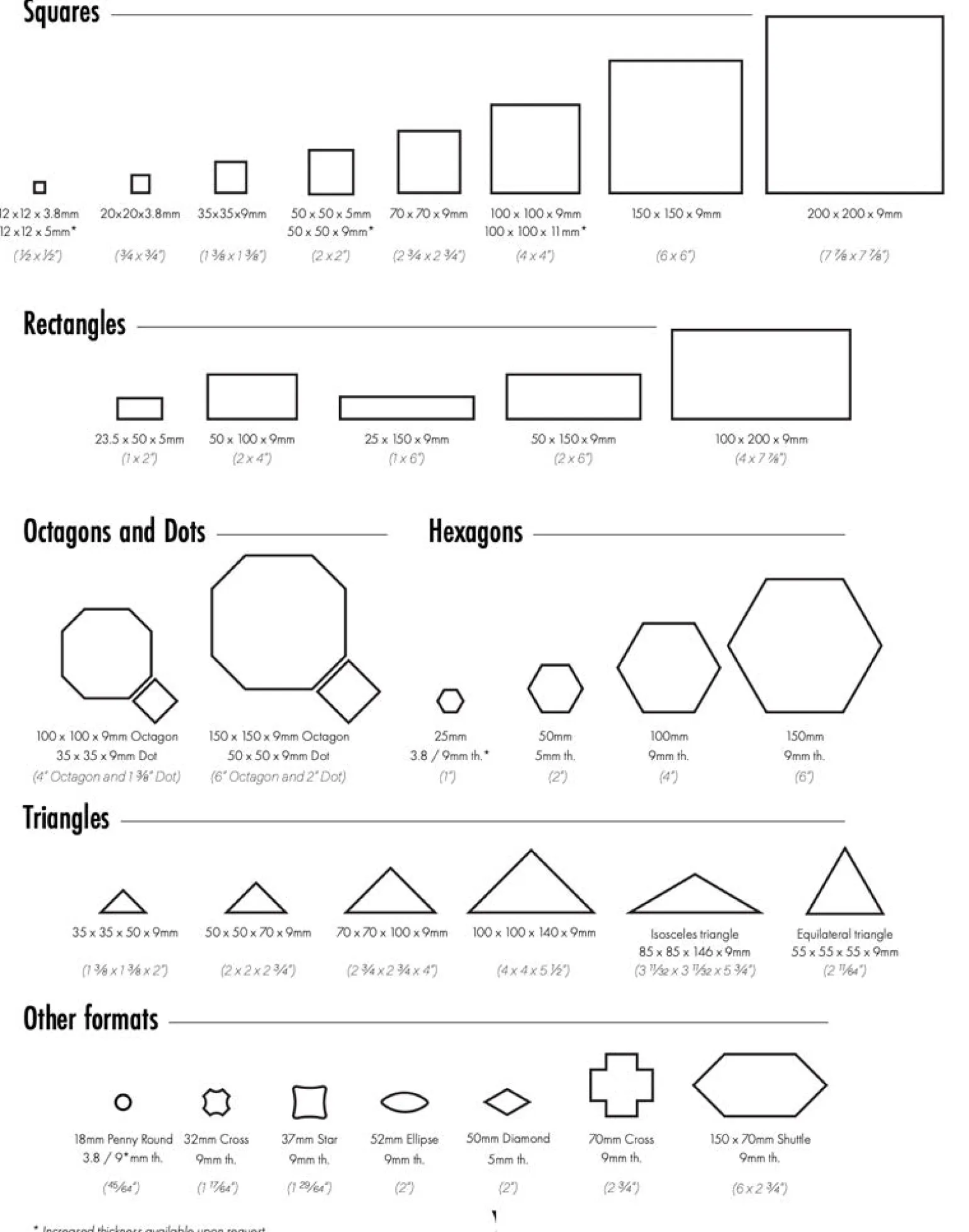 Klinker - Oktagon 15 x 15 cm grå