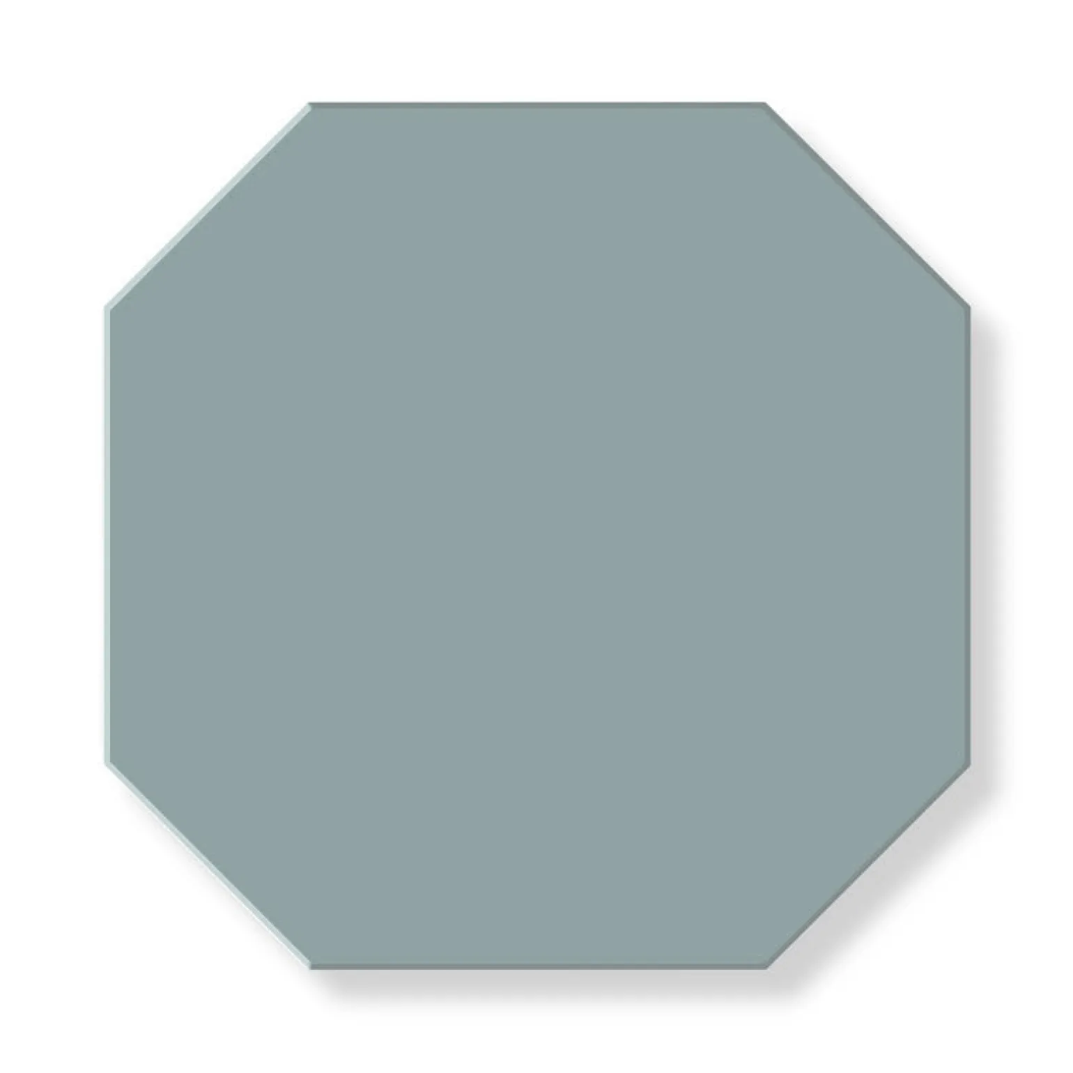 Klinker - Oktagon 15 x 15 cm gråblå