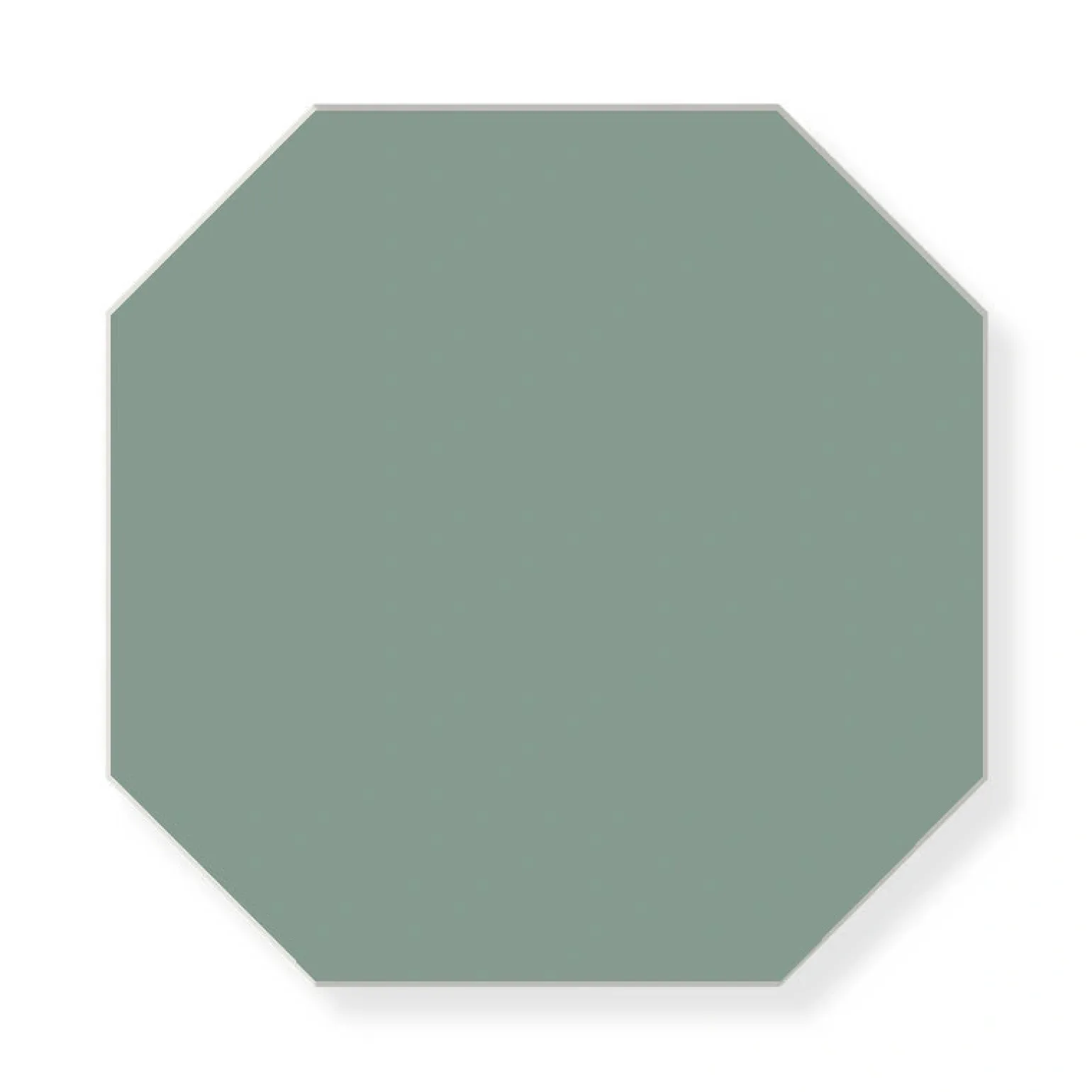 Klinker - Oktagon 15 x 15 cm grön