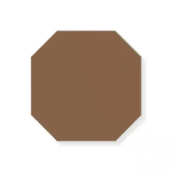 Klinker - Oktagon 10 x 10 cm havana