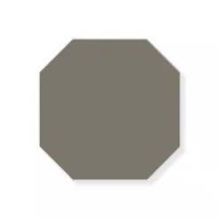 Klinker - Oktagon 10 x 10 cm mörkgrå