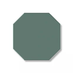 Klinker - Oktagon 10 x 10 cm mörkgrön