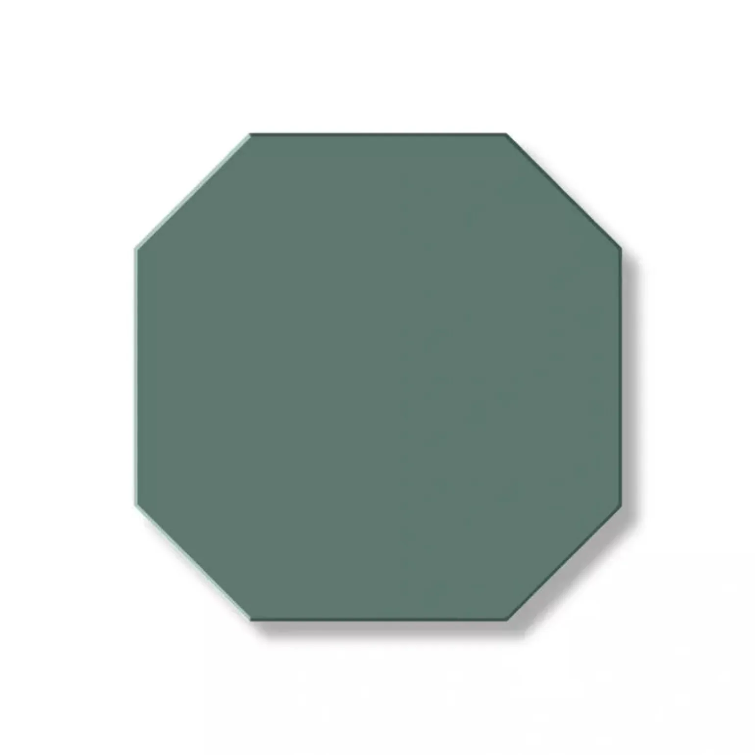 Klinker - Oktagon 10 x 10 cm mörkgrön