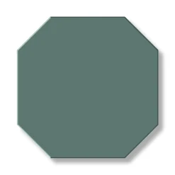 Klinker - Oktagon 15 x 15 cm mörkgrön
