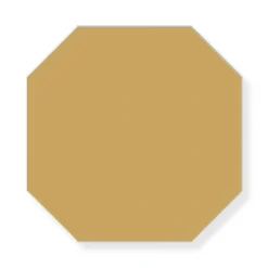 Klinker - Oktagon 15 x 15 cm ockragul
